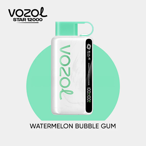 Vozol Star 12000 Watermelon Bubble Gum Vozol Star 12000 Watermelon Bubble Gum