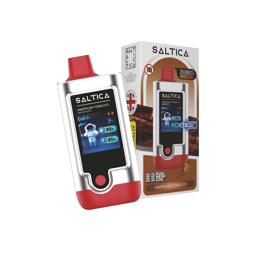 Saltica-Digital-20000-American-Tobacco3.jpg Saltica 20000 Puff American Tobacco - Görsel 1