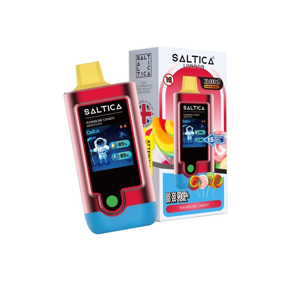 Saltica-Digital-20000-Rainbow-Candy-3.jpg Saltica 20000 Puff Rainbow Candy - Görsel 1