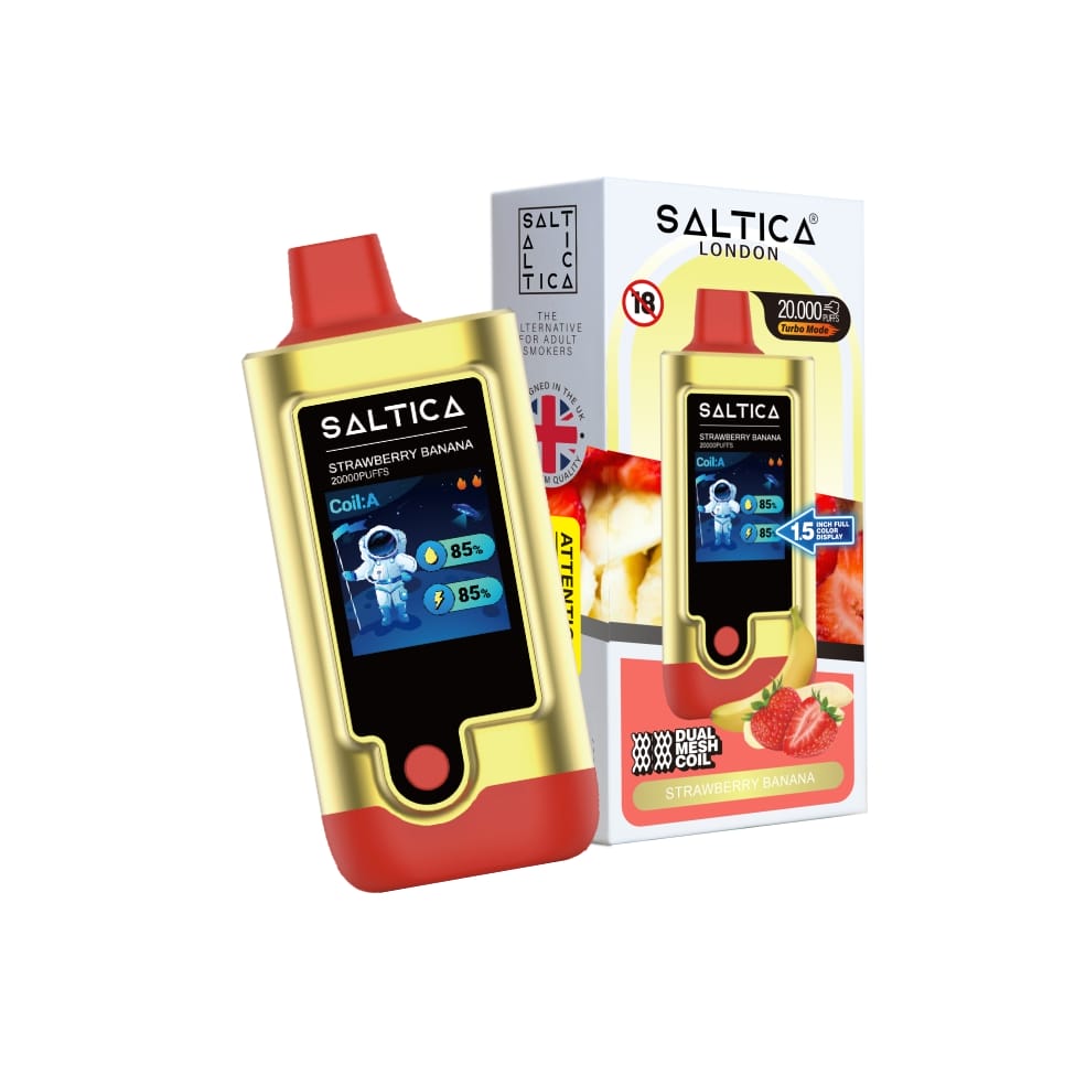 Saltica-Digital-20000-Strawberry-Banana-3.jpg Saltica 20000 Puff Strawberry Banana - Görsel 1